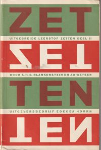 Blankenstein, A.H.G. - Uitgebreide leerstof zetten deel II